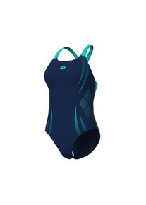 arena Damen Badeanzug "arena Performance Damen Poseidonia Swim Pro Back Badeanzug", blau, Gr. 36, Obermaterial: 100% Polyester, Badeanzüge