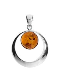 OSTSEE-SCHMUCK Damen Ketten-Anhänger "OSTSEE-SCHMUCK Anhänger Lenka Anhänger Lenka", 42 x 30mm, Silber 925 (Sterlingsilber), 7.5 g, weiß, Silber 925