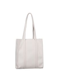 Gabor Damen Shopper "Elfie", weiß, Polyurethan, clean, gepflegt, unifarben, Taschen, aus fein genarbtem, glattem Kunstleder und mit einem Logo Rubber