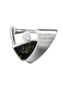 OSTSEE-SCHMUCK Damen Ketten-Anhänger "OSTSEE-SCHMUCK Anhänger Gleiter-Sigri Anhänger Gleiter-Sigri", 21 x 17mm, Silber 925 (Sterlingsilber), 2.6 g,