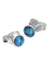 OSTSEE-SCHMUCK Damen Paar Ohrstecker "OSTSEE-SCHMUCK Ohrstecker Classic 4 mm Ohrstecker Classic 4 mm", 5mm rund, Silber 925 (Sterlingsilber), weiß,