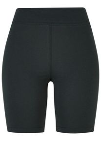 DEF Damen Shorts "DEF Damen DEF Shorts Sporty", grün, Gr. S, unifarben, 61% Baumwolle, 33% Polyester, 6% Elasthan, Hosen