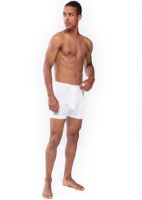 Mey Herren Lange Unterhose "SERIE NOBLESSE", Gr. M, weiß, Feinripp, Obermaterial: 100% Baumwolle, unifarben, Unterhosen, Aufgesetzter Webbund, super