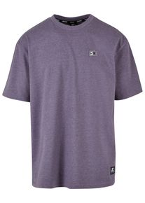 Herren T-Shirt "Starter Black Label Herren Starter Essential Oversize Tee", lila, casual, Gr. S, STARTER Black Label, bedruckt, 100% Baumwolle, Shirts
