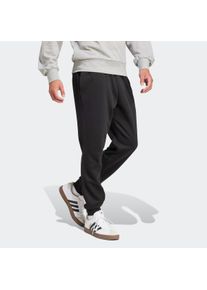Herren Sporthose "M FEELCOZY PANT", schwarz-weiß, sportlich, Gr. S, adidas Sportswear, Obermaterial: 70% Baumwolle, 30% Polyester, Hosen