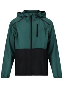 Endurance Herren Laufjacke "Hugoee", grün, casual, Gr. 152, unifarben, 100% Polyester, Jacken, mit wind- und wasserabweisender Funktion
