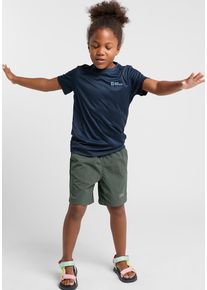 Jack Wolfskin Kinder Shorts "DESERT SHORTS K", grün, Gr. 176, OBERSTOFF: 95% POLYAMID, 5% ELASTHAN; Futter: 100% POLYESTER, Hosen