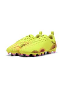 Puma Kinder Fußballschuh "FUTURE 8 PLAY FG/AG Fußballschuhe Jugendliche", Gr. 36gelb alert schwarz sun struck pink, Obermaterial: Synthetik, Textil;