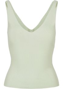 Urban Classics Herren Muskelshirt "Urban Classics Damen Ladies Rib Knit Top", grün, casual, Gr. XXXL, unifarben, 35% Viskose, 35% Polyacryl, 30%