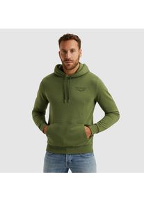 PME-Legend PME LEGEND Herren Hoodie, grün, casual, Gr. L, bedruckt, Obermaterial: 85% Baumwolle, 15% Polyester, Sweatshirts, mit Logo Print