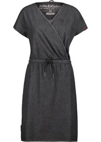 alife and kickin ALIFE & KICKIN Damen Sommerkleid "Damen OrnellaAK DNM", schwarz, Gr. S, 98% Baumwolle 2% Elasthan, Kleider