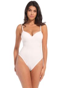 Damen Shaping-Body "Soft Thong Body", MAGIC BODYFASHION, Gr. L, weiß, Stoff, Obermaterial: 80% Baumwolle, 11% Polyamid, 9% Elasthan, unifarben,