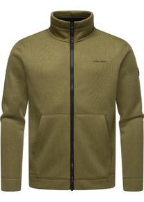Ragwear Herren Sweatjacke "Fabbian Collar", grün, Basic, Gr. L, Rippware, Material: 100% Polyester, Futter: 100% Polyester, Sweatjacken, Herren Basic