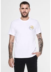 Street One MEN Herren T-Shirt, weiß, casual, Gr. XXXL, bedruckt, Web, 100% Baumwolle, Shirts, aus reiner Baumwolle