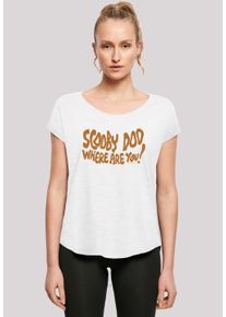 F4NT4STIC Damen T-Shirt "Scooby Doo Where Are You Spooky", weiß, casual, Gr. XL, Obermaterial: 100% Baumwolle, Shirts, Print