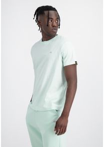 Herren T-Shirt "Alpha Industries Men - T-Shirts Unisex EMB T-Shirt", grün, Gr. S, Alpha Industries, Obermaterial: 100% Baumwolle, Shirts