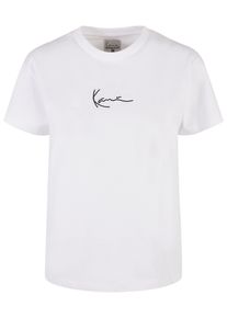 Karl Kani Herren T-Shirt "Karl Kani Damen ESSKKW-T02WHT Small Signature Tee", weiß, casual, Gr. M, unifarben, 100% Baumwolle, Shirts