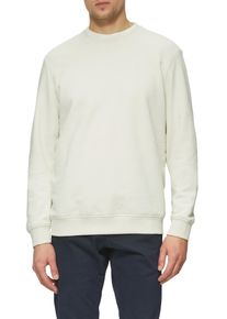 s.Oliver Herren Sweatshirt, weiß, casual, Gr. L, unifarben, Sweatware, Obermaterial: 70% Baumwolle, 30% Polyester, Sweatshirts, mit Logo Stickerei