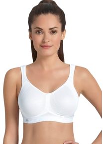 Anita active Damen Sport-BH "Air Control", Gr. 70, weiß, Stoff, Obermaterial: 60% Polyester, 31% Polyamid, 9% Elasthan, clean, matt, Basic, BHs, Air