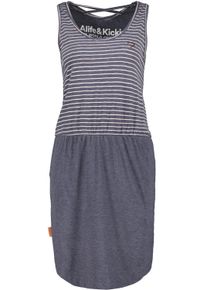 alife and kickin ALIFE & KICKIN Damen Jerseykleid "Damen RosalieAK", blau, Gr. M, 65% Baumwolle 35% Polyester, Kleider