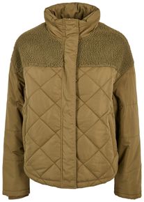 Urban Classics Damen Winterjacke "Urban Classics Damen", grün, casual, Gr. XL, unifarben, 100% Polyester, Jacken