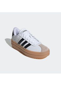 Sneaker "VL COURT BOLD", adidas Sportswear, Gr. 40, weiß, Leder, Synthetik, sportlich, Schuhe, Design auf den Spuren des adidas Gazelle Bold