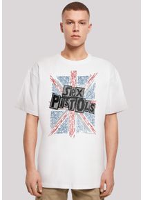 F4NT4STIC Herren T-Shirt "Sex Pistols Anarchy Flag", weiß, casual, Gr. XL, Obermaterial: 100% Baumwolle, Shirts, Premium Qualität