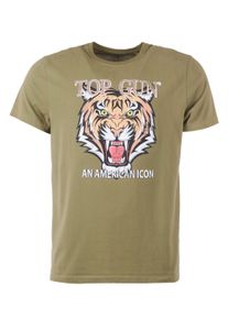 Top Gun Herren T-Shirt "TG20213017", grün, Gr. XXXL, Obermaterial: 100% Baumwolle, Shirts