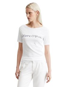 Marc O'Polo MARC O'POLO Damen T-Shirt "aus weichem Slub-Jersey", weiß, Basic, Gr. XXS, unifarben, Obermaterial: 100% Baumwolle, Shirts