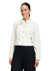 Betty Barclay Damen Jackenblazer "Betty Barclay Jeansjacke langarm", weiß, casual, Gr. 48, Denim/Jeans, Obermaterial: 92% Baumwolle, 6%