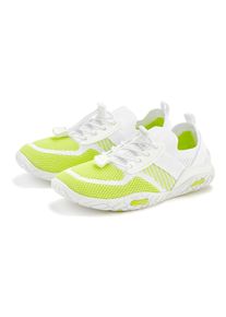 Lascana Damen Sneaker, Gr. 39, grün, Obermaterial: 50% Lederimitat, 50% Textilmaterial. Futter: 100% Textilmaterial. Decksohle: 100% Textilmaterial.