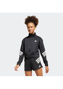 Kinder Outdoorjacke "JG NXT TTOP", schwarz-weiß, sportlich, Gr. 128, adidas Sportswear, Obermaterial: 100% Polyester, Jacken