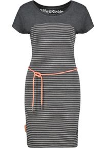 alife and kickin ALIFE & KICKIN Damen Blusenkleid "Damen ClarissaAK B", schwarz, Gr. S, 65% Baumwolle 35% Polyester, Kleider