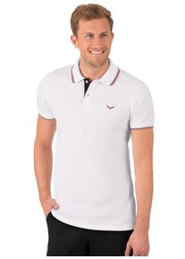 TRIGEMA Herren Poloshirt "TRIGEMA Slim Fit Polohemd", weiß, casual, Gr. XXXL, 100% Baumwolle, Shirts