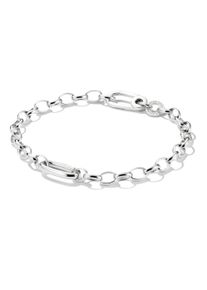 Thomas Sabo Damen Charm-Armband "Charm Club Connect: mit einem Connect Link", 17, Silber 925, recycelt, silber, Silber 925, recycelt, Armbänder