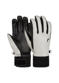Reusch Damen Skihandschuhe "Juliette", schwarz-weiß, feminin, Gr. 6,5, mehrfarbig, 35% Polyester, 5% Polyurethan, Handschuhe, aus verschiedenen