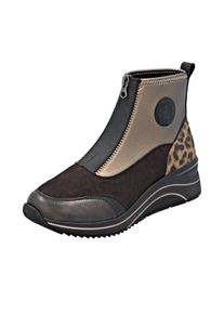 Remonte Damen Keilsneaker, Gr. 39, gold, Lederimitat, Textil, modisch, Schuhe, Casual-Boots, Stiefelette, Plateauboots mit Lite ́n Soft Ausstattung
