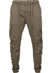 Urban Classics Herren Jogginghose "Urban Classics Herren Stretch Jogging Pants", grün, Gr. XL, unifarben, 98% Baumwolle, 2% Elasthan, Hosen