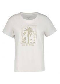 Icepeak Damen T-Shirt "D T-SHIRT MAKAWAO", weiß, sportlich, Gr. XXL, Obermaterial: 100% Baumwolle, Shirts