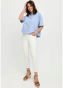 WONDERJEANS Damen Skinny-fit-Jeans, weiß, casual, Gr. 40, unifarben, Denim/Jeans, Obermaterial: 75% Baumwolle, 23% Polyester, 2% Elasthan, Jeans, mit