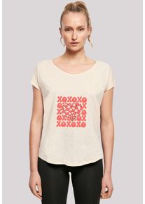 F4NT4STIC Damen T-Shirt "XOXO Herz Love", weiß, casual, Gr. XL, Obermaterial: 100% Baumwolle, Shirts, Premium Qualität