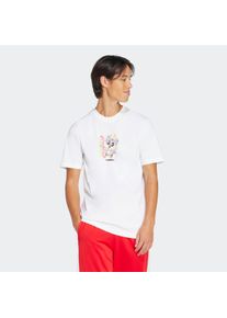 Herren T-Shirt "Q12 TS KAWAII", weiß, sportlich, Gr. XXL, adidas originals, Obermaterial: 100% Baumwolle, Shirts