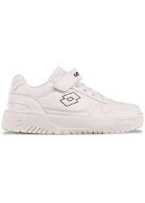 Lotto Kinder Sneaker, Gr. 32, schwarz-weiß, Synthetik, Kunstfaser, clean, sportlich, Schuhe, - in kinderfußgerechter Passform