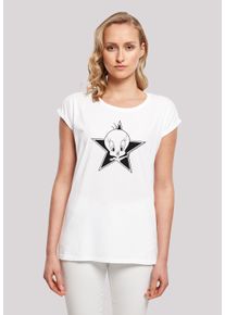 F4NT4STIC Damen T-Shirt "Looney Tunes Tweetie'", weiß, casual, Gr. XL, Obermaterial: 100% Baumwolle, Shirts, Print