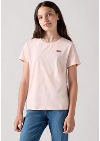 LEVI'S KIDS Mädchen T-Shirt "LVG BATWING CHEST HIT TEE", weiß, casual, Gr. 4, Jersey, Obermaterial: 100% Baumwolle, Shirts, for GIRLS