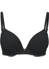 JOOP! JOOP Damen Push-up-BH "Beautiful", Gr. 75, schwarz, Obermaterial: 62% Polyamid, 28% Polyester, 10% Elasthan, unifarben, feminin, BHs, mit zarten