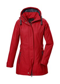 G.I.G.A. by Killtec Damen Softshellparka "GW 22 WMN SFTSHLL PRK", rot, sportlich, Gr. 40, G.I.G.A. DX BY KILLTEC, Oberstoff: Oberseite: 100% Polyester, Rückseite: 100%