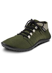 Leguano Damen Barfußschuh "BEAT", Gr. 47, grün, Textil, sportlich, Schuhe, Freizeitschuh, Halbschuh, Schnürschuh für Maschinenwäsche geeignet