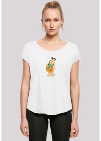 F4NT4STIC Damen T-Shirt "Fred Feuerstein Kick", weiß, casual, Gr. XXL, Obermaterial: 100% Baumwolle, Shirts, Damen,Premium