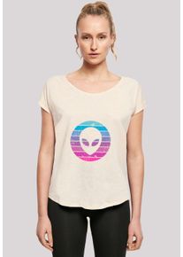 F4NT4STIC Damen T-Shirt "Alien Kopf", weiß, casual, Gr. XXL, Obermaterial: 100% Baumwolle, Shirts, Premium Qualität